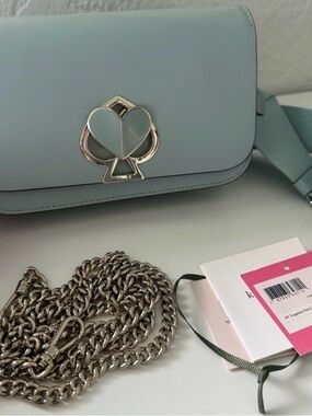 Like new Kate Spade Nicola Convertible Crossbody Bag in Cloud Mist